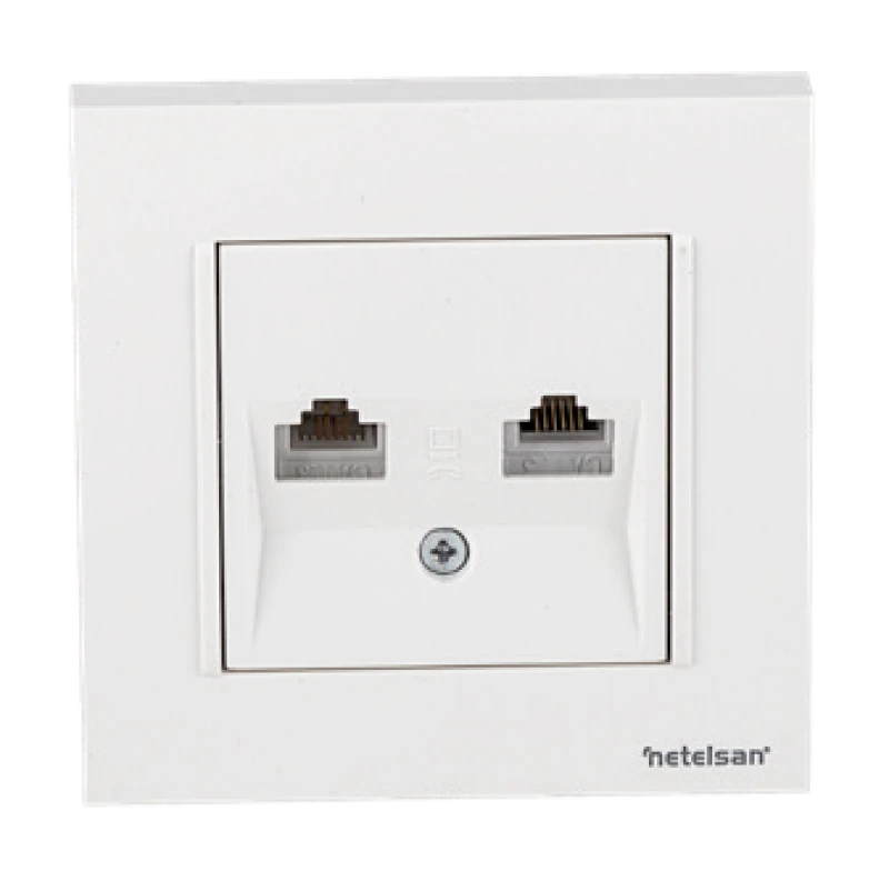 Data + Telefon Prizi  (CAT 6 + CAT 3)